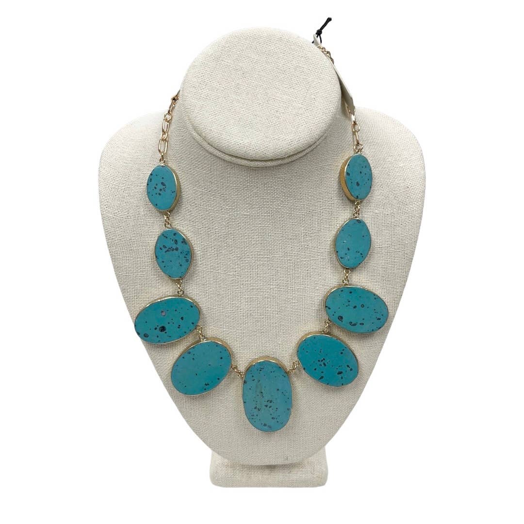 Anthropologie Beth Ward Studio Turquoise Statement Necklace New - Premium from Anthropologie - Just $79.00! Shop now at Finds For You