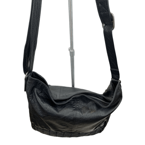 Day & Mood Anthropologie Black Leather Shoulder Tote Handbag - Premium Clothing, Shoes & Accessories:Women:Women's Bags & Handbags from Day & Mood - Just $36.35! Shop now at Finds For You
