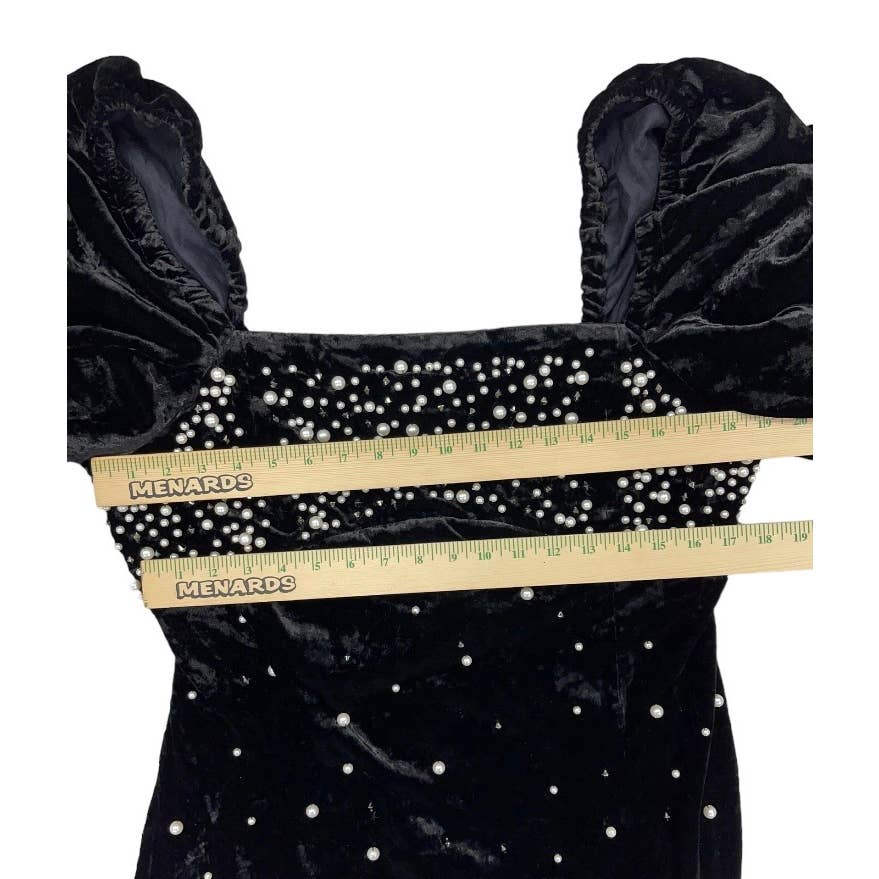 Anthropologie Maeve Embellished Pearl Velvet Dress Size XL New - Premium from Anthropologie - Just $149.0! Shop now at Finds For You