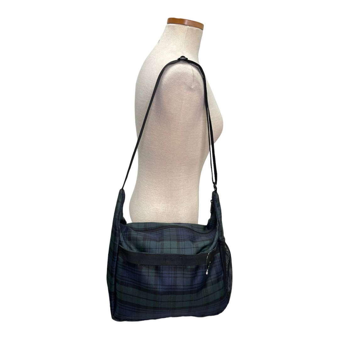 LL Bean Blackwatch Plaid Travel Bag Handbag Purse - Premium from L.L. Bean - Just $50.0! Shop now at Finds For You