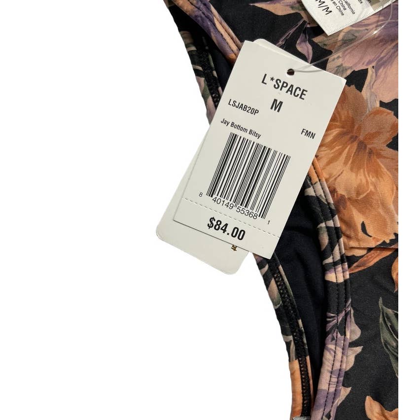 L*SPACE Set Camellia Floral D Cup Bikini Top Jay Bikini Bottom M New - Premium from L*SPACE - Just $129.0! Shop now at Finds For You