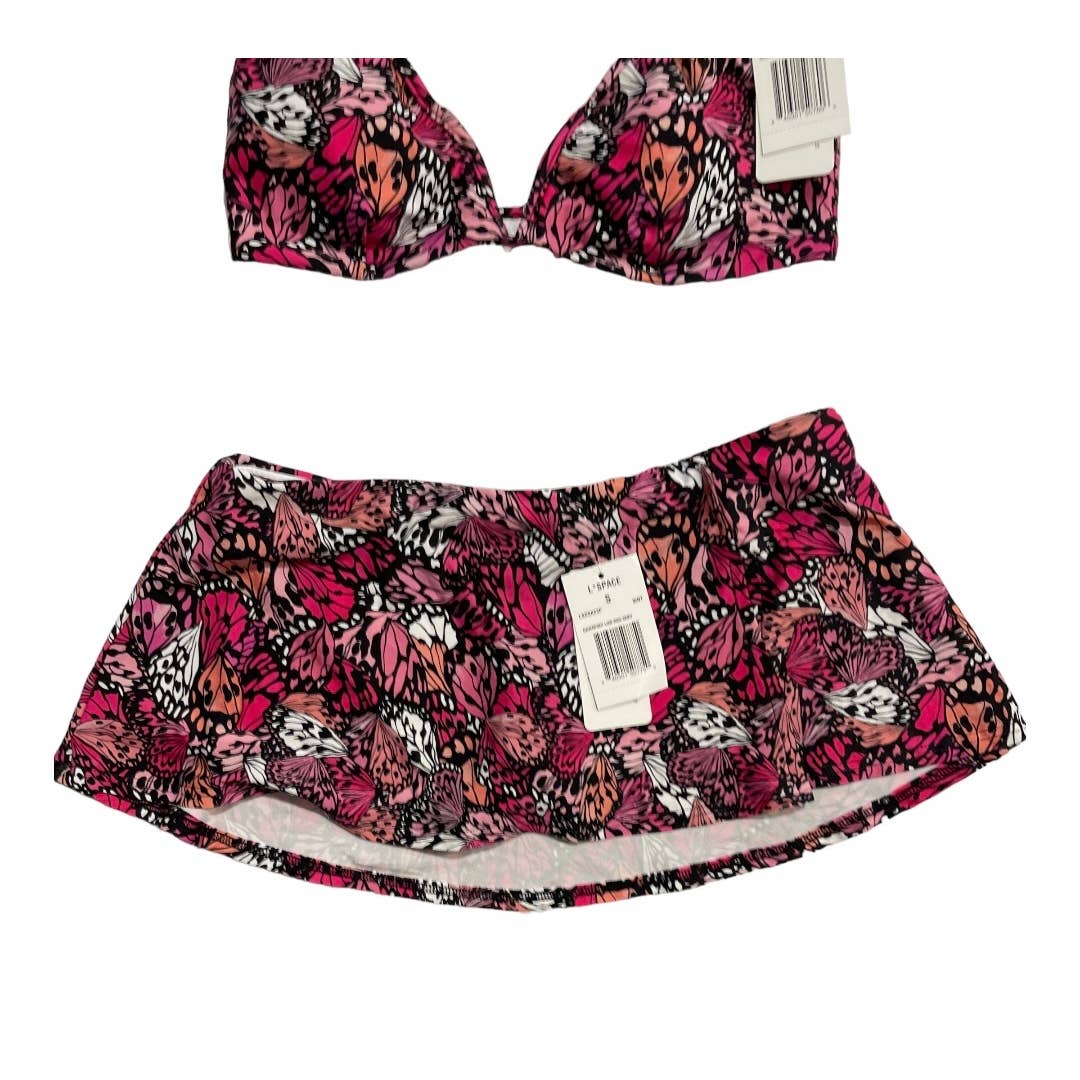L*SPACE Revolve Set Davenport Low Rise Skirt Helena Bikini Top Butterflies S - Premium from L*SPACE - Just $119.0! Shop now at Finds For You