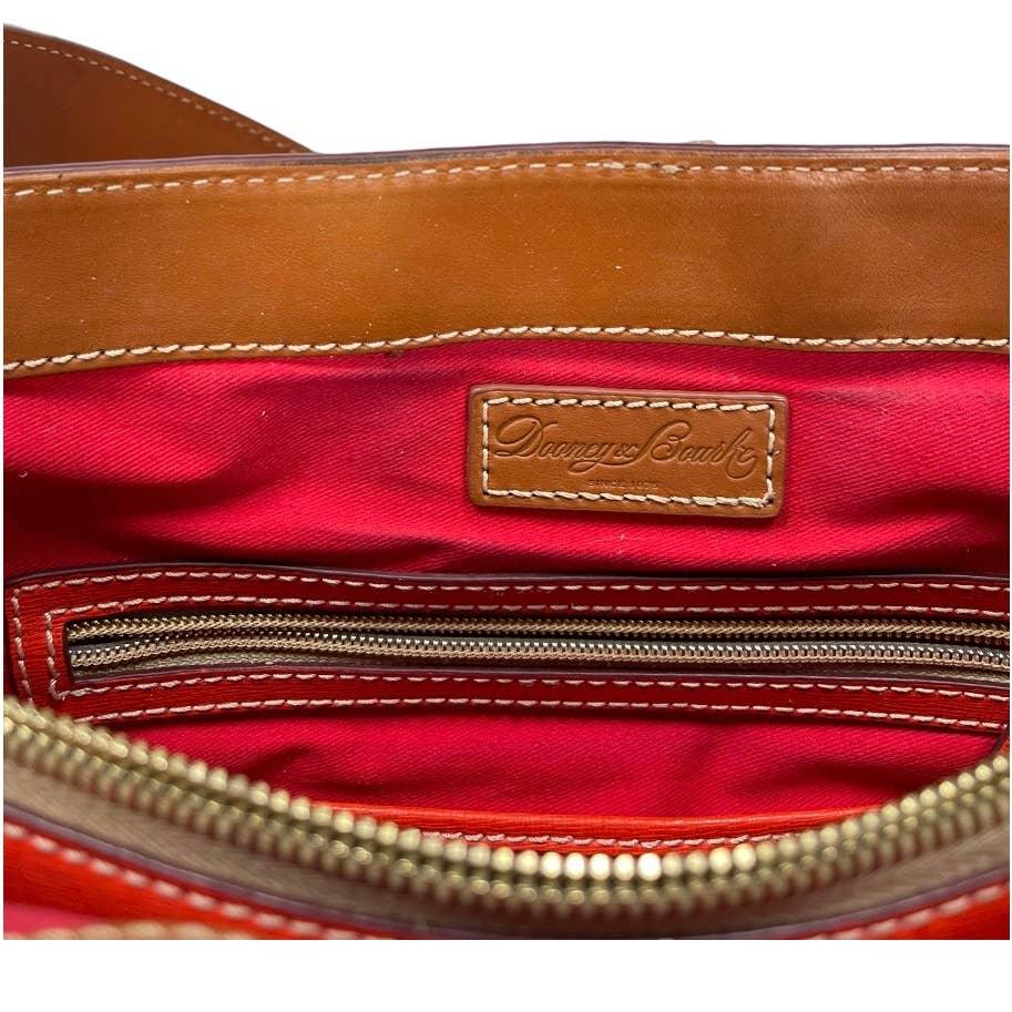 Dooney & Bourke Lana Shoulder Bag Handbag Purse Leather Orange - Premium from Dooney & Bourke - Just $175.0! Shop now at Finds For You