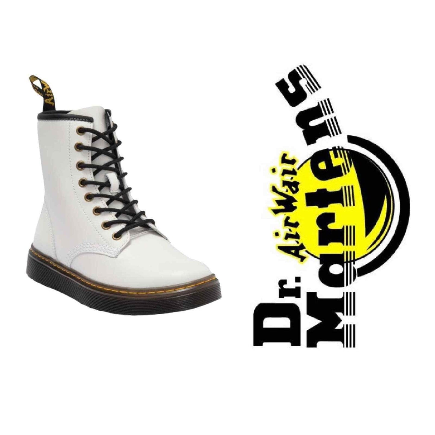 Dr Martens Zavala 8 Eyelet Combat Lace up Leather Boots Size 9 - Premium Clothing, Shoes & Accessories:Baby:Baby & Toddler Clothing:Bottoms from Dr. Martens - Just $139.00! Shop now at Finds For You