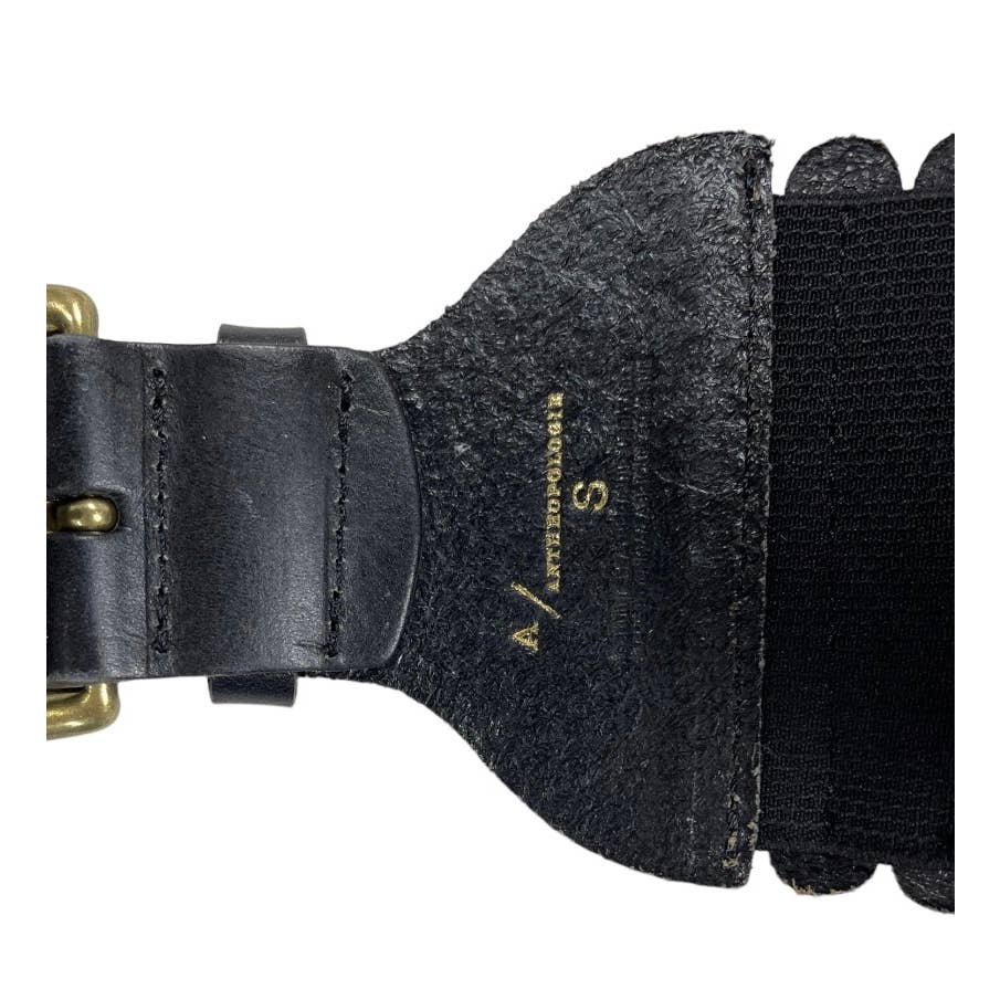 Anthropologie Tabitha Tall Leather Belt Size Small New Black - Premium from Anthropologie - Just $65.0! Shop now at Finds For You