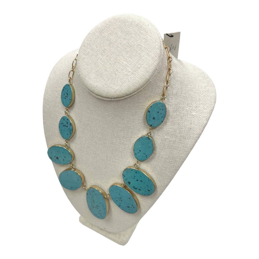 Anthropologie Beth Ward Studio Turquoise Statement Necklace New - Premium from Anthropologie - Just $79.00! Shop now at Finds For You