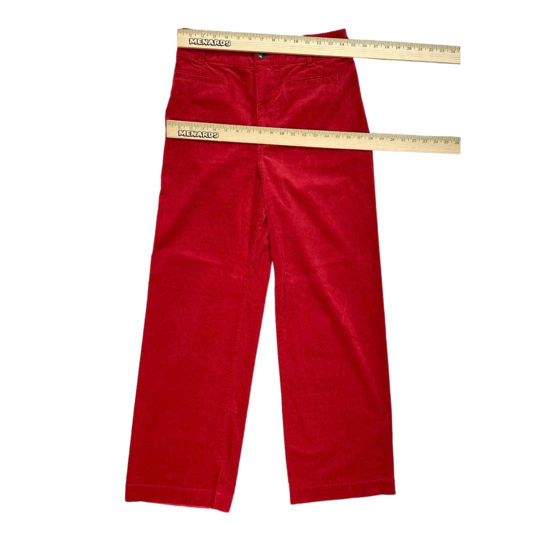 Anthropologie Maeve Colette Corduroy Pants Size 29 Red New - Premium from Anthropologie - Just $145.0! Shop now at Finds For You