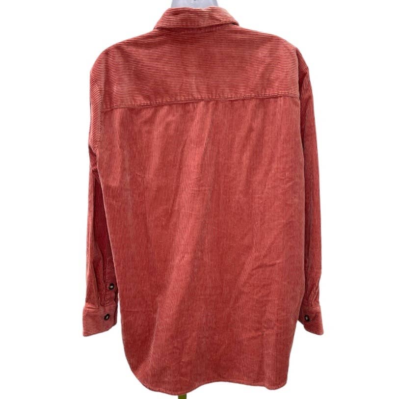 Madewell Sunday Corduroy Button Front Shirt Size M Pink New - Premium from Madewell - Just $68.00! Shop now at Finds For You