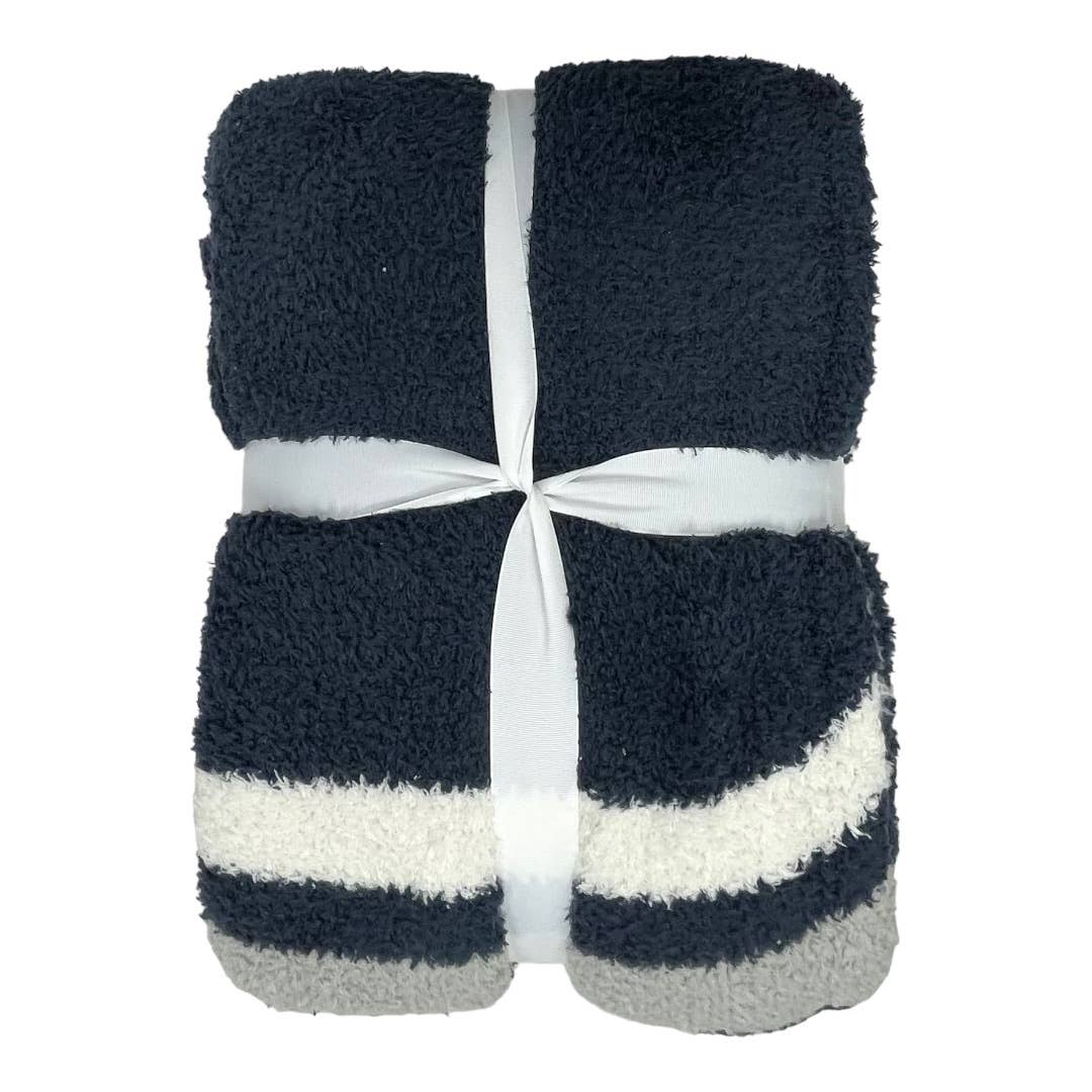 UGG Ana Striped Sherpa Fleece Eyelash Throw Blanket 50 x 70 New - Premium from UGG Australia - Just $85.00! Shop now at Finds For You