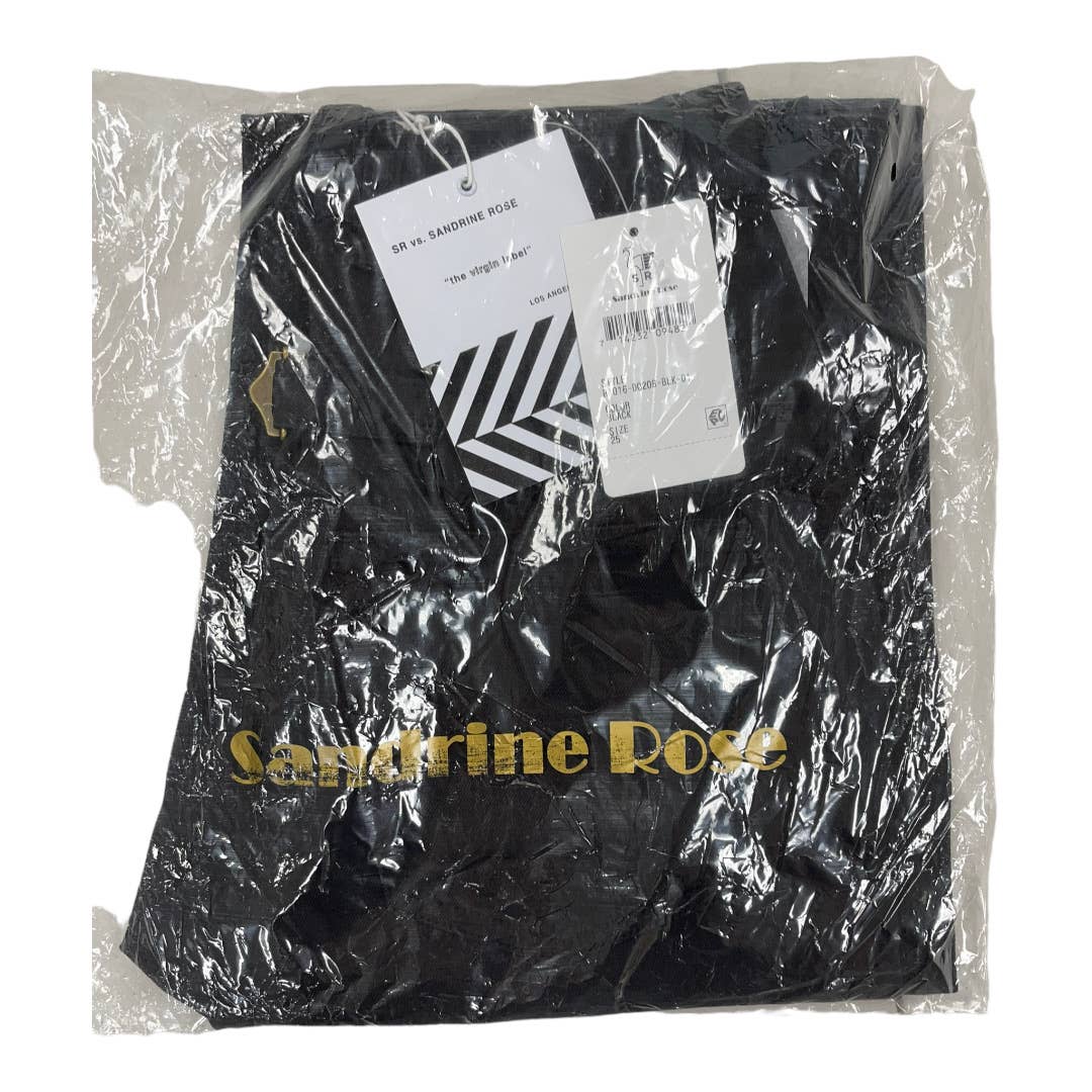 Free People x Sandrine Rose Wide Leg Pants Buckle Size 25 Black New - Premium from Free People - Just $85.00! Shop now at Finds For You