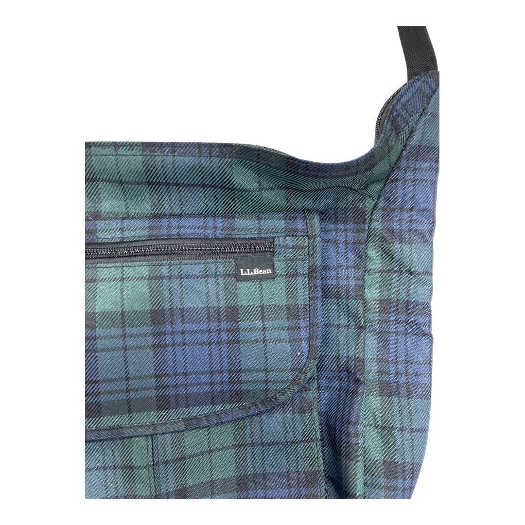 LL Bean Blackwatch Plaid Travel Bag Handbag Purse - Premium from L.L. Bean - Just $50.0! Shop now at Finds For You