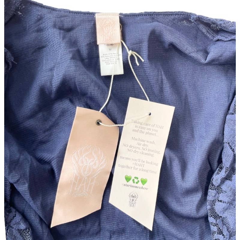 We are HAH Wrap Star Lace Ruffle Dress Festival Bloggers Favorite New M Navy - Premium from We are HAH - Just $119.0! Shop now at Finds For You
