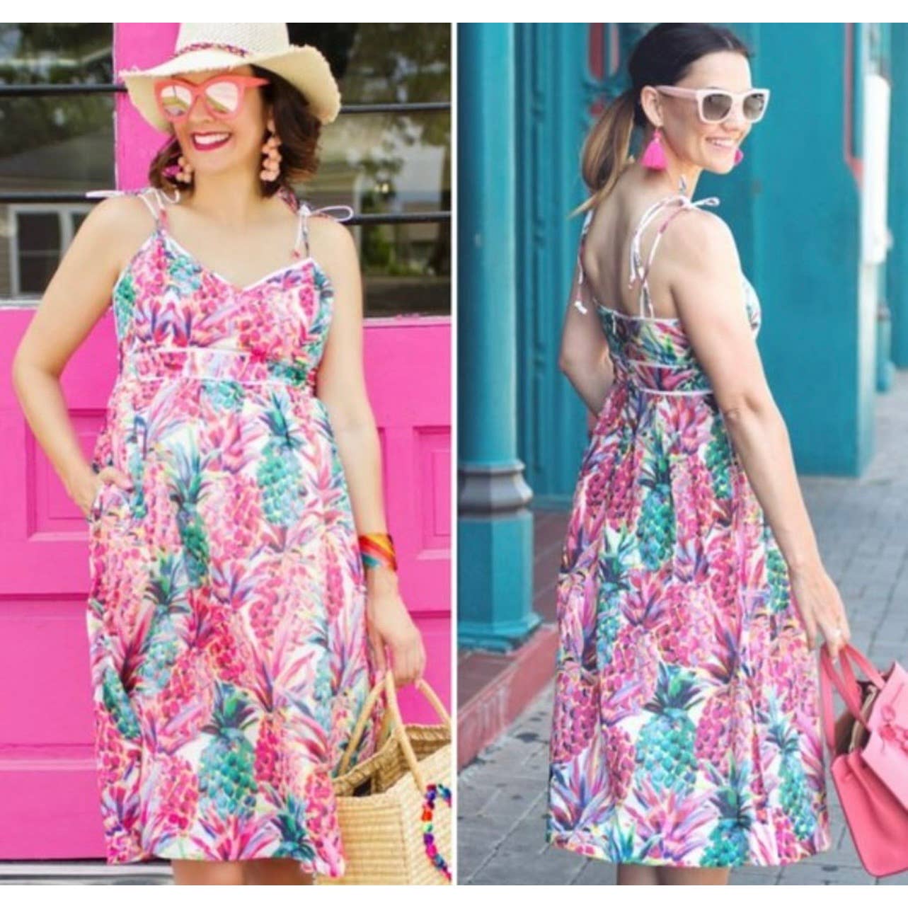 J Crew Ratti Italy Pineapple Midi Dress Size 10 Blogger Favorite - Premium from J. Crew - Just $75.0! Shop now at Finds For You