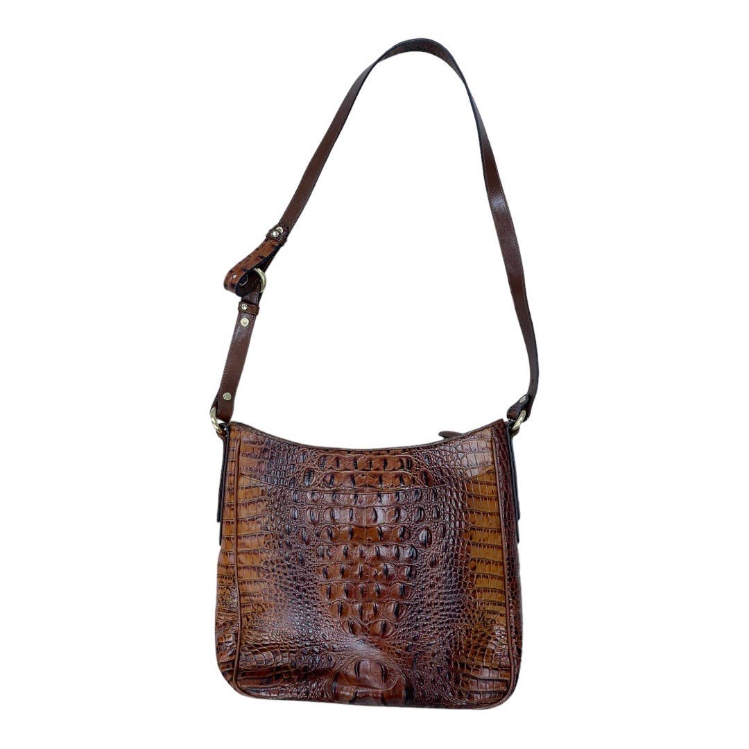 Brahmin Pecan Melbourne Large Crossbody Handbag Purse Leather New - Premium from Brahmin - Just $259.00! Shop now at Finds For You