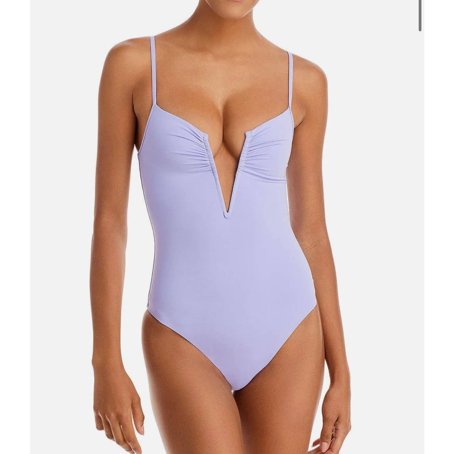 L*SPACE Revolve Roxanne One Piece Bitsy Cut Swimsuit Bathing Suit S Wisteria New - Premium from L*SPACE - Just $99.0! Shop now at Finds For You