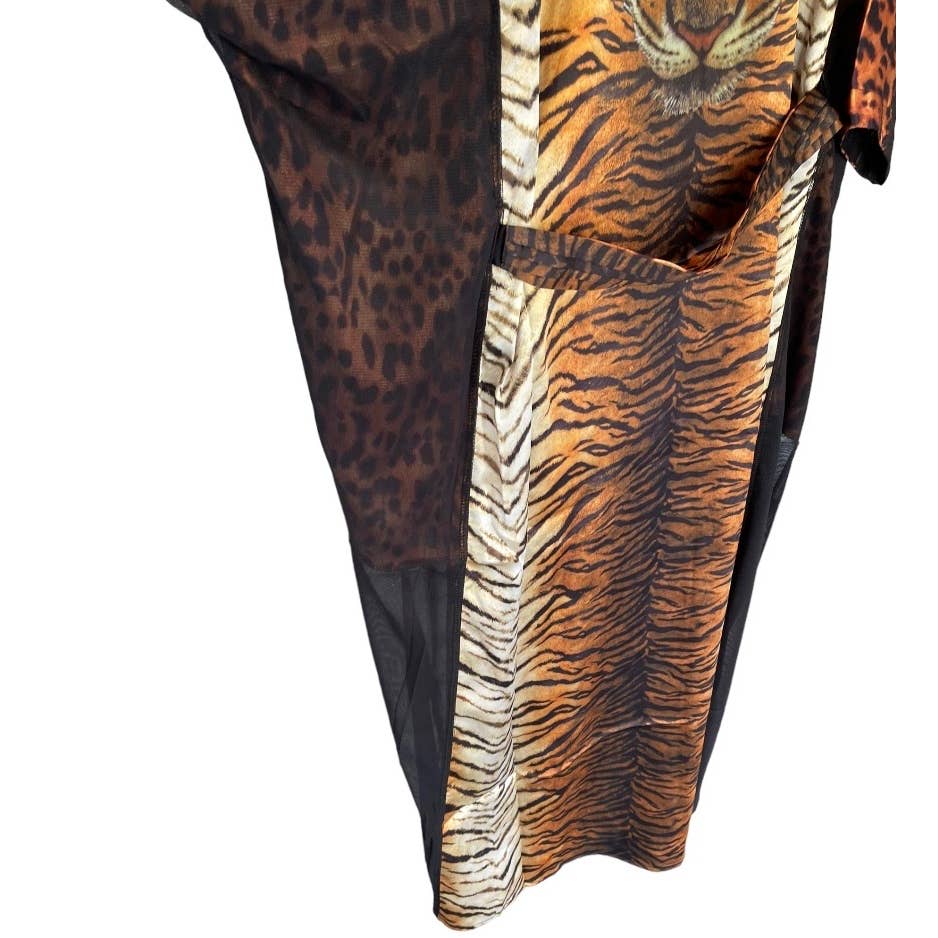 We are HAH Haht Eye of the Tiger Caftan Kimono Robe Size Small New - Premium from We are Hah - Just $119.0! Shop now at Finds For You