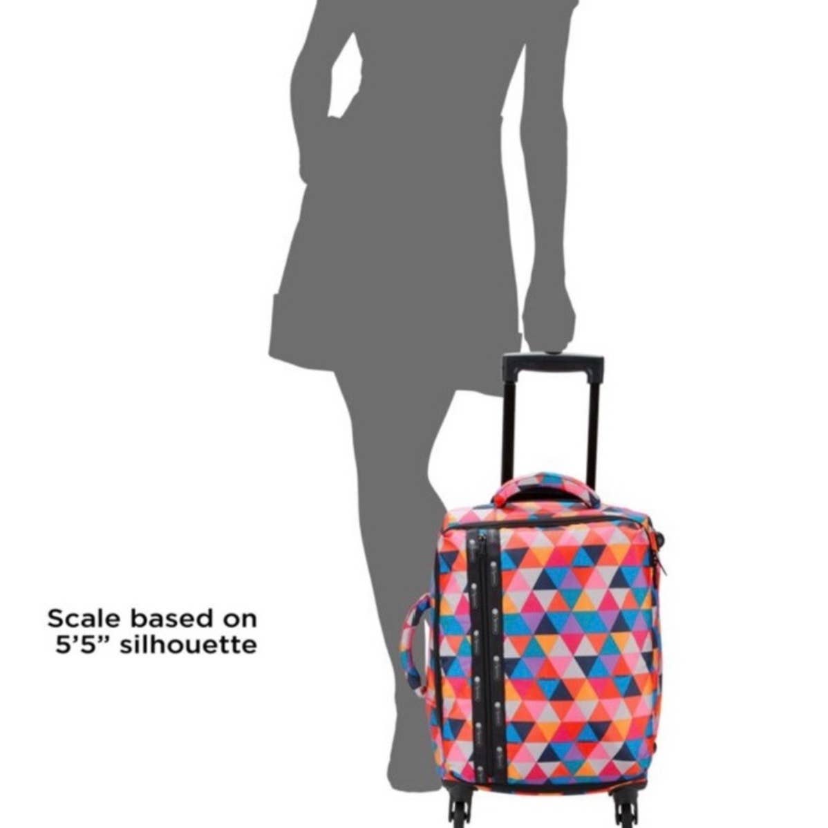 LeSportsac Dakota Soft Sided Roller Bag Suitcase New - Premium from LeSportsac - Just $209.0! Shop now at Finds For You