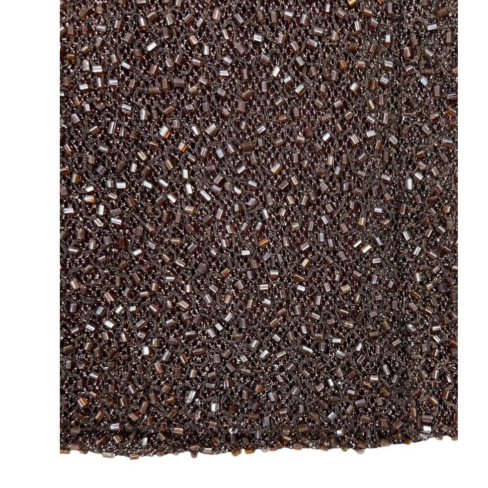 Badgley Mischka Burgundy Beaded Pants Size 10 - Premium from Badgley Mischka - Just $119.0! Shop now at Finds For You