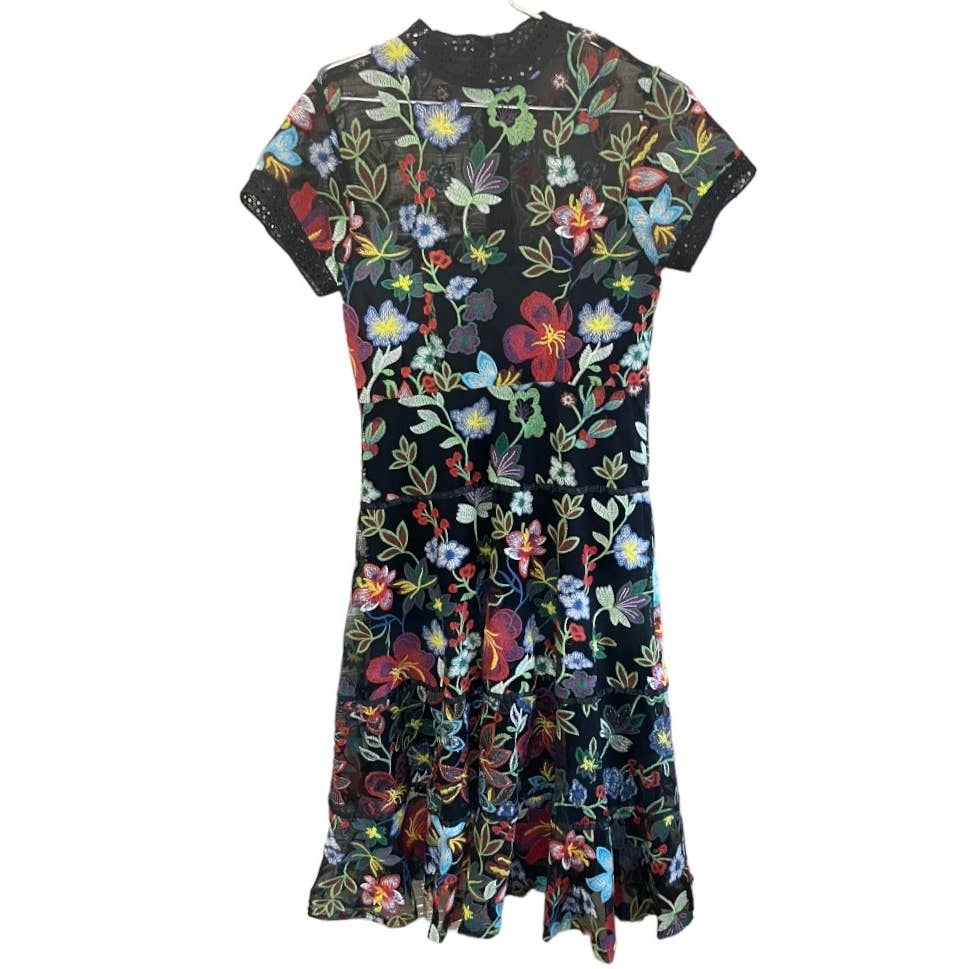 Anthropologie Vone Floral Embroidered Midi Dress Size 12 - Premium  from Anthropologie - Just $229.00! Shop now at Finds For You