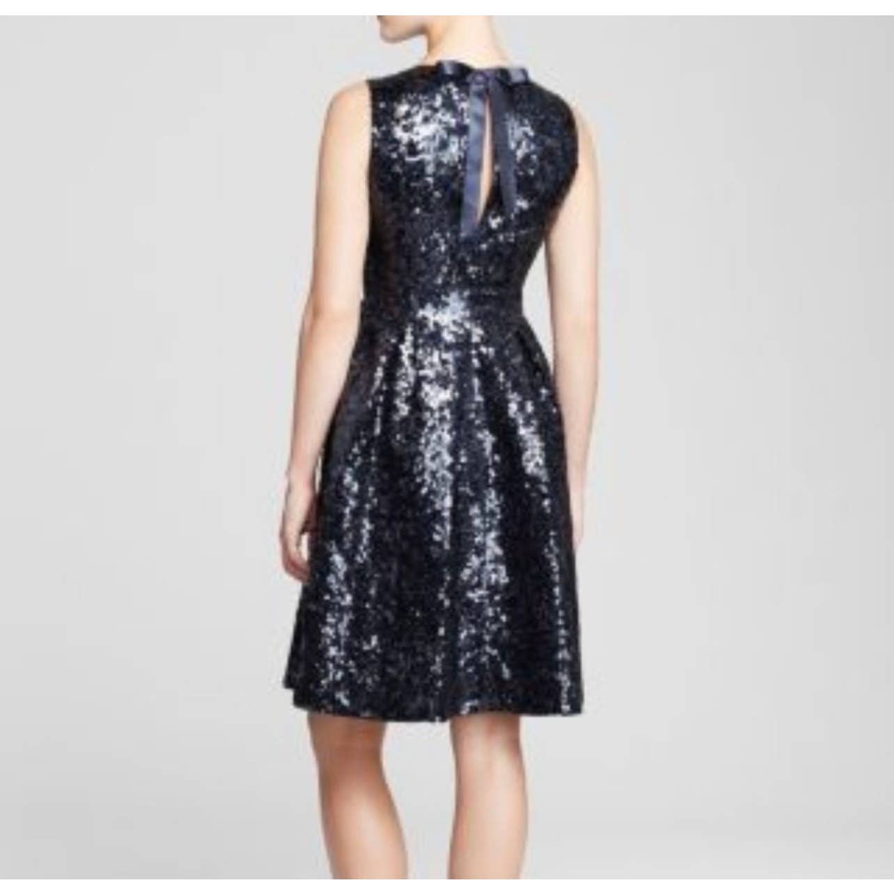 Kate Spade Tokyo Fit and Flare Sequin Dress Navy Size 10 New - Premium from Kate Spade - Just $300.0! Shop now at Finds For You