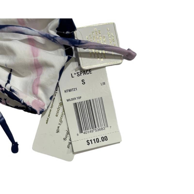 L*SPACE 2 Pc Set Wilder Tie Dye Bikini Top and Bottom Swimsuit Size S New - Premium from L*SPACE - Just $90.0! Shop now at Finds For You