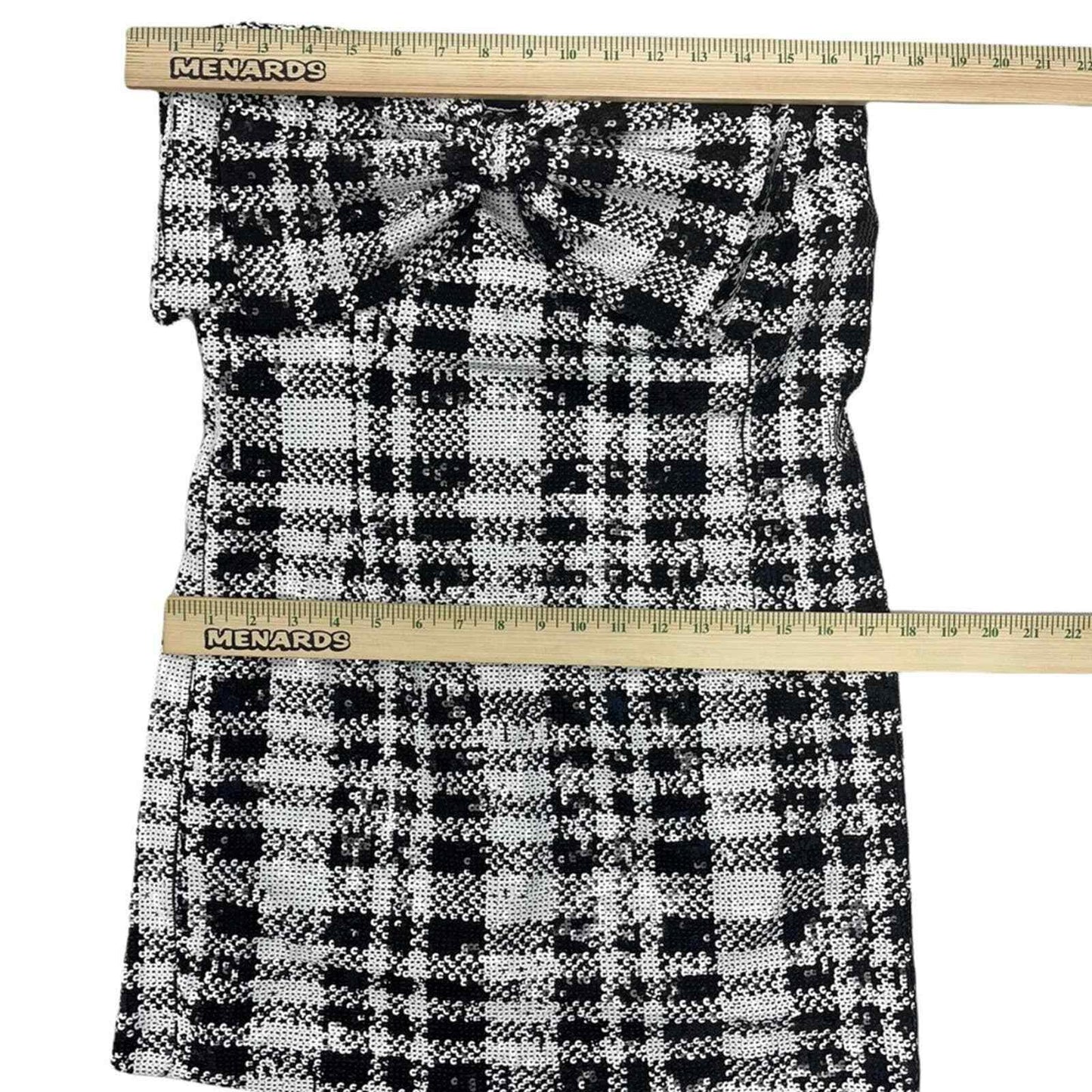 Eva Franco Plaid Sequin Bow Mini Dress Size 8 NEW - Premium Clothing, Shoes & Accessories:Women:Women's Clothing:Dresses from Anthropologie - Just $215.74! Shop now at Finds For You