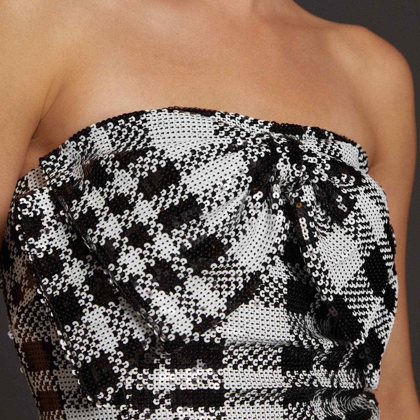 Eva Franco Plaid Sequin Bow Mini Dress Size 8 NEW - Premium Clothing, Shoes & Accessories:Women:Women's Clothing:Dresses from Anthropologie - Just $215.74! Shop now at Finds For You