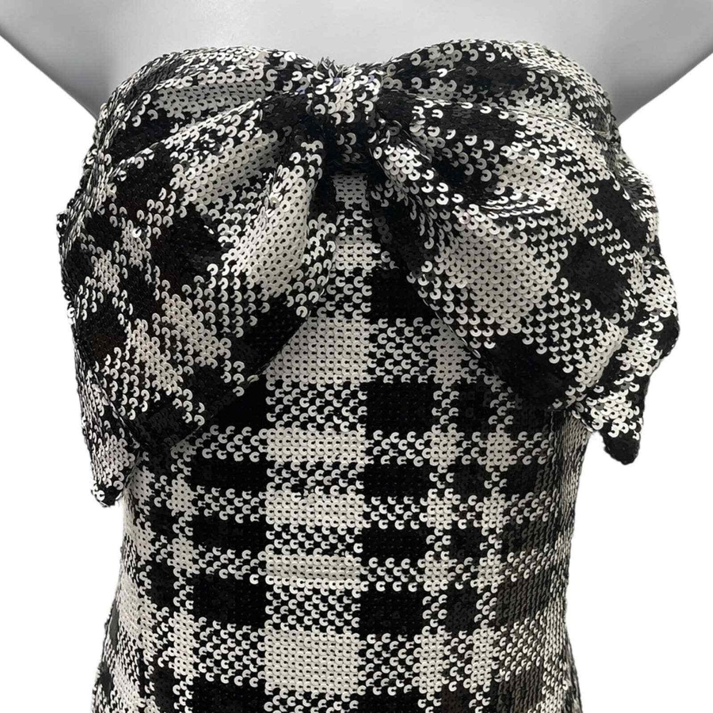 Eva Franco Plaid Sequin Bow Mini Dress Size 8 NEW - Premium Clothing, Shoes & Accessories:Women:Women's Clothing:Dresses from Anthropologie - Just $215.74! Shop now at Finds For You