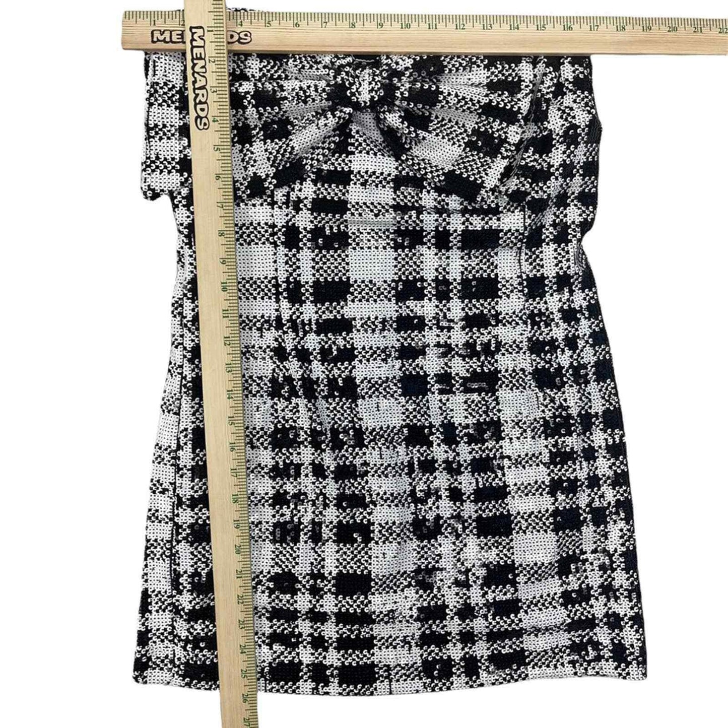 Eva Franco Plaid Sequin Bow Mini Dress Size 8 NEW - Premium Clothing, Shoes & Accessories:Women:Women's Clothing:Dresses from Anthropologie - Just $215.74! Shop now at Finds For You