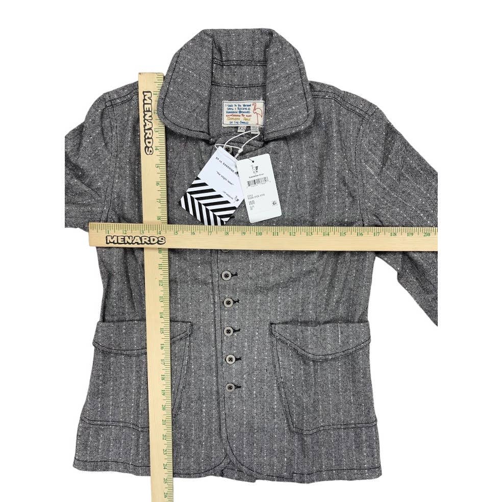 Free People x Sandrine Rose Herringbone Jacket Coat Size XS New - Premium  from Free People - Just $89.00! Shop now at Finds For You