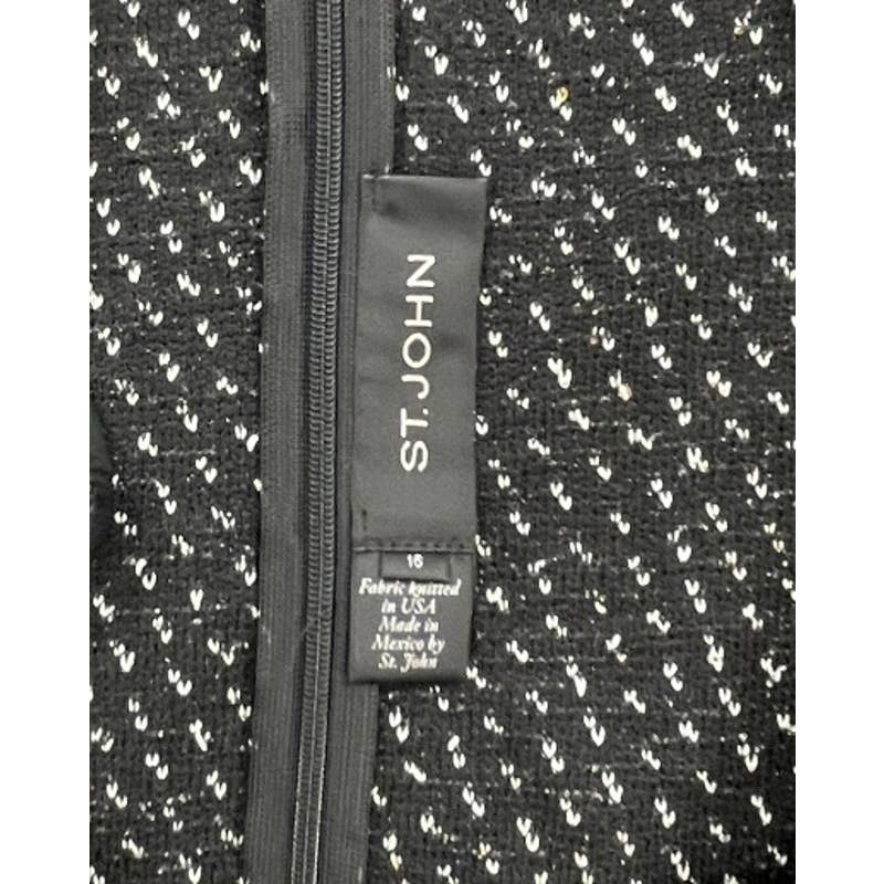 St John Sparkly Key Hole Knit Dress Size 16 Plus Size - Premium from St. John - Just $189.0! Shop now at Finds For You