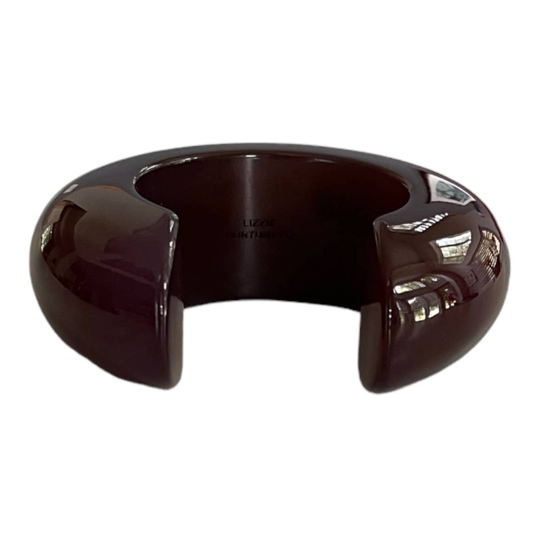 Lizzie Fortunato Arc Resin Statement Cuff Bracelet Brown - Premium from Lizzie Fortunato - Just $125.0! Shop now at Finds For You