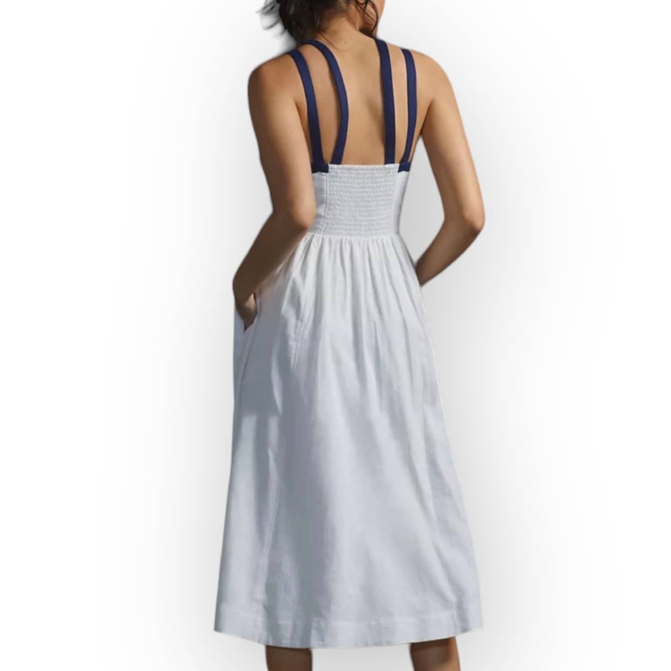 Anthropologie Maeve Button Front Midi Dress Plus Size 20 US - Premium from Finds For You - Just $149.0! Shop now at Finds For You