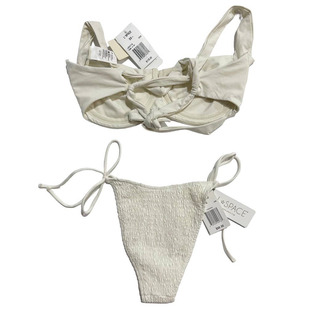 L*SPACE Swim Set Camellia Bikini Top DD w Aubree Bikini Bottom S New - Premium from L*SPACE - Just $119.0! Shop now at Finds For You