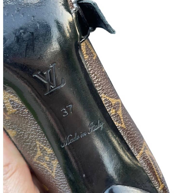 Louis Vuitton Star Power Monogram Low Heel Pumps Shoes Size 37 - Premium from Louis Vuitton - Just $689.0! Shop now at Finds For You
