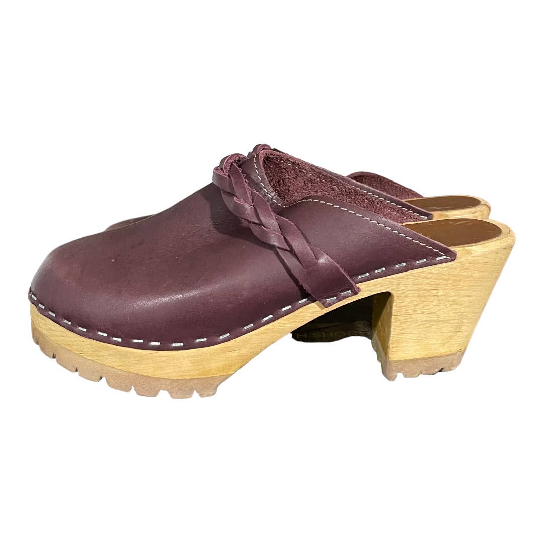 Mia Elsa Clogs Mule Slip On Shoes Braided Size 39 EU 9 USWine - Premium from MIA - Just $85.0! Shop now at Finds For You