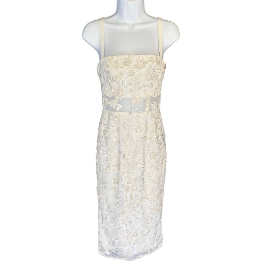 Dress The Population Willow Beaded Lace Midi Dress Size S New - Premium from Dress The Population - Just $229! Shop now at Finds For You