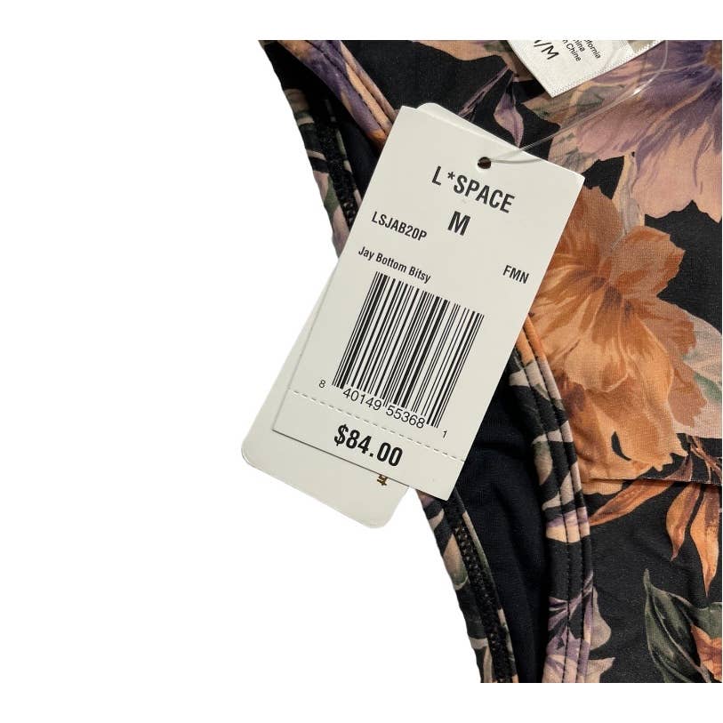 L*SPACE Set Camellia Floral D Cup Bikini Top Jay Bikini Bottom M New - Premium from L*SPACE - Just $129.0! Shop now at Finds For You