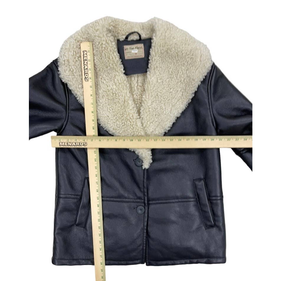 Free People Winnie Vegan Car Coat Jacket Size M Black - Premium  from Free People - Just $229.0! Shop now at Finds For You