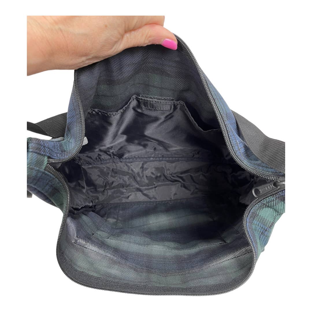 LL Bean Blackwatch Plaid Travel Bag Handbag Purse - Premium from L.L. Bean - Just $50.0! Shop now at Finds For You