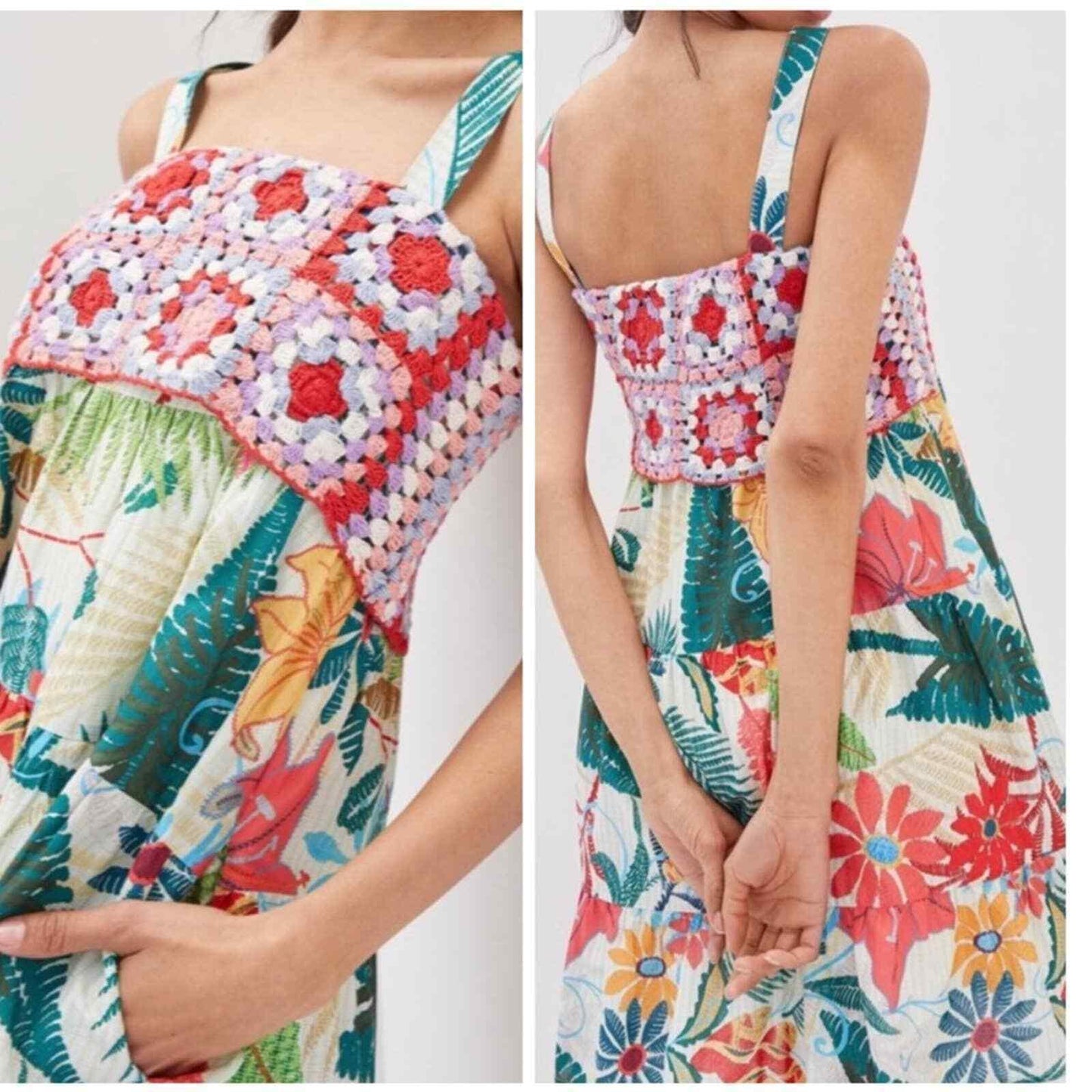 Farm Rio x Anthropologie Crochet Mini Dress Size Small NEW - Premium Clothing, Shoes & Accessories:Women:Women's Clothing:Dresses from Farm Rio - Just $150.29! Shop now at Finds For You