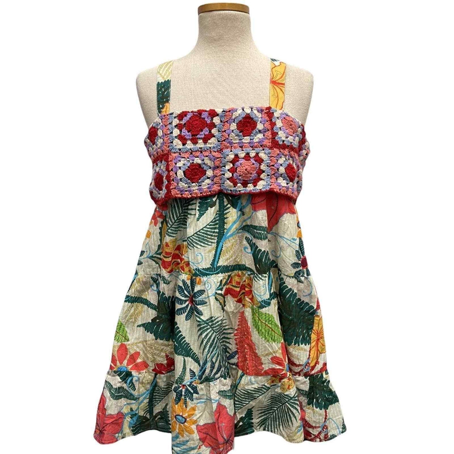Farm Rio x Anthropologie Crochet Mini Dress Size Small NEW - Premium Clothing, Shoes & Accessories:Women:Women's Clothing:Dresses from Farm Rio - Just $150.29! Shop now at Finds For You