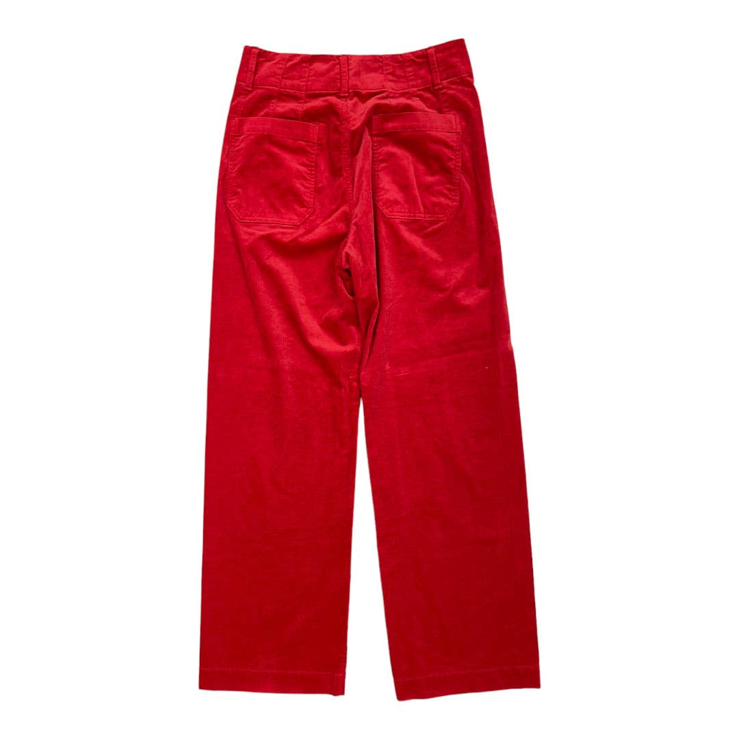 Anthropologie Maeve Colette Corduroy Pants Size 29 Red New - Premium from Anthropologie - Just $145.0! Shop now at Finds For You