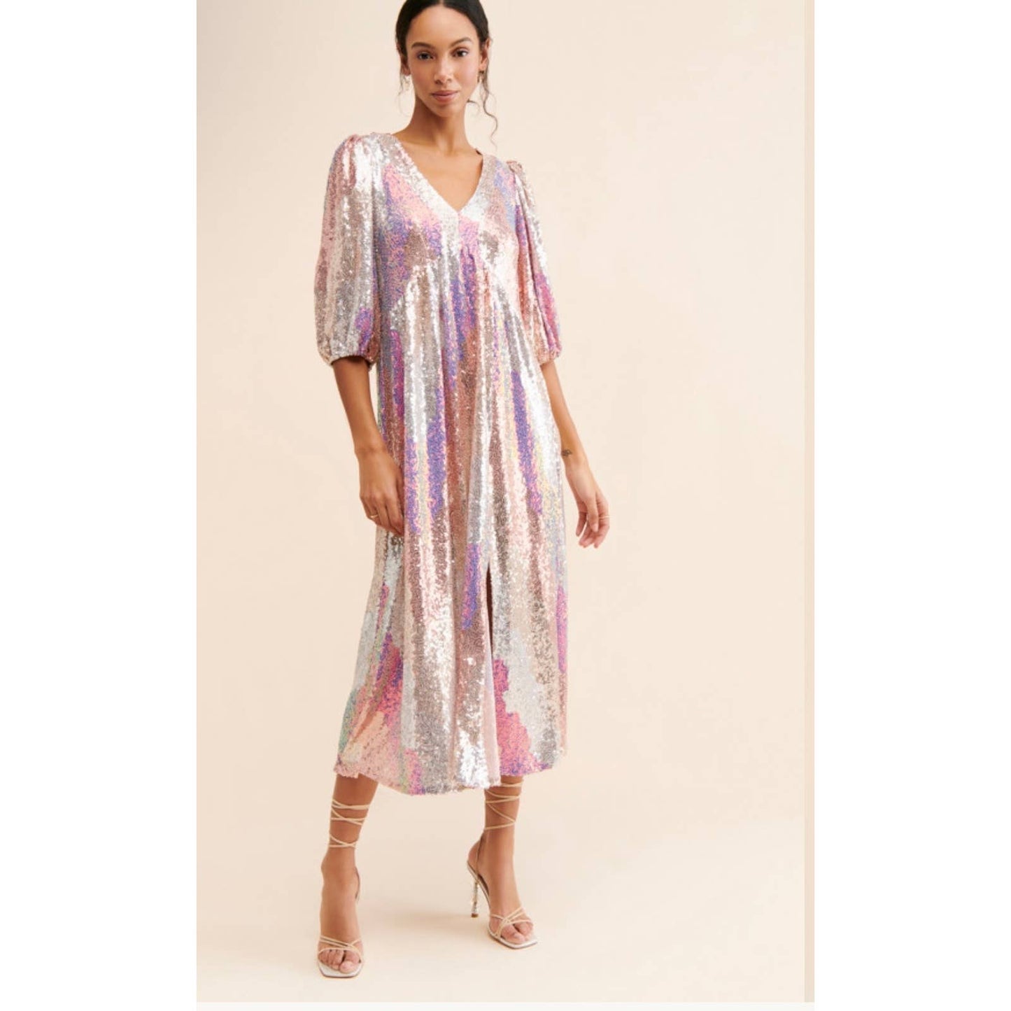 Anthropologie Saltwater Luxe Turner Sequin Maxi Dress Sz XS - Premium from Anthropologie - Just $249.0! Shop now at Finds For You