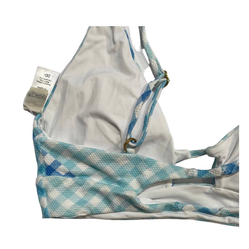 L*SPACE Revolve DD Alia Bikini Top and Sandy Bottom L Picnic Plaid Pique New - Premium from L*SPACE - Just $99.0! Shop now at Finds For You