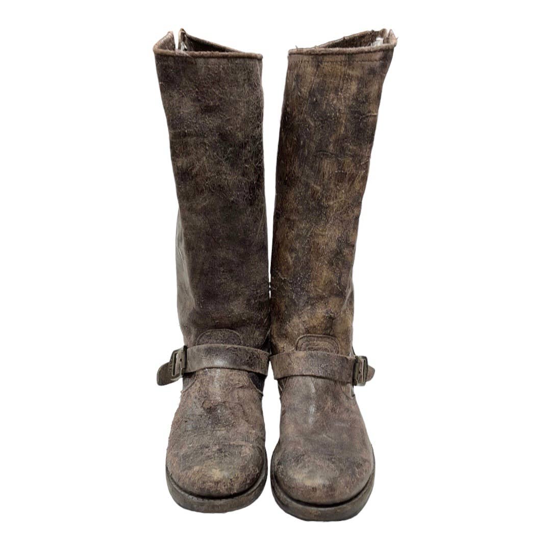Frye Veronica Distressed Tall Leather Boots Size 7 - Premium from Frye - Just $139.00! Shop now at Finds For You