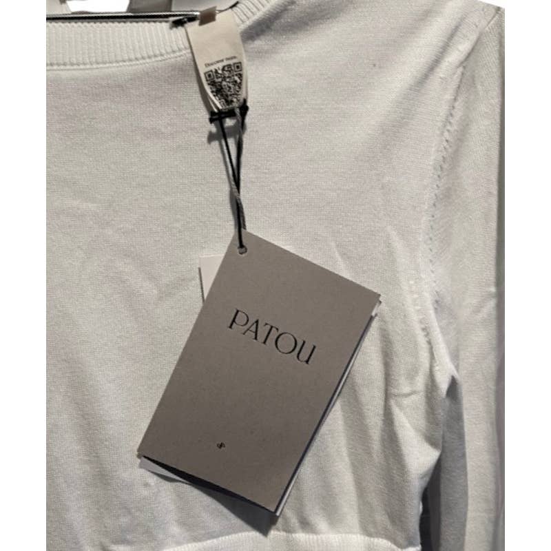 Patou Layered Paneled Jumper Size Large White New - Premium from Patou - Just $279.0! Shop now at Finds For You