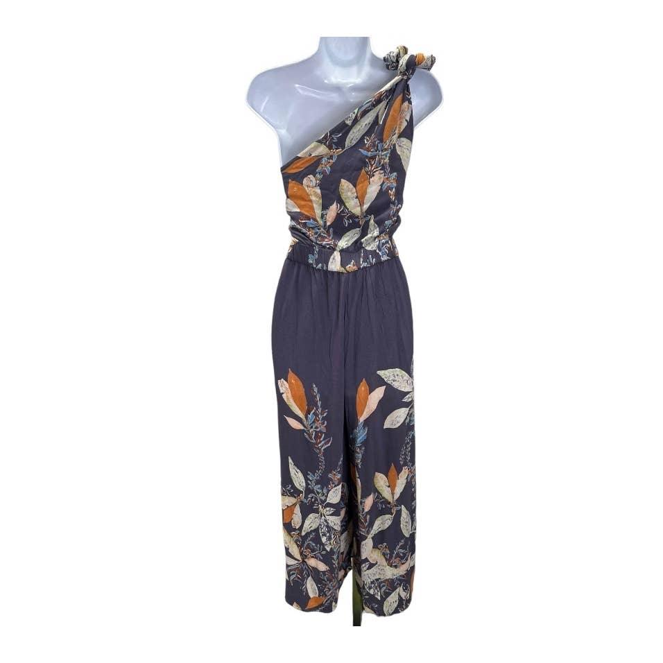 Free People Island Time One Shoulder Floral Jumpsuit Size M New - Premium from Free People - Just $75.00! Shop now at Finds For You