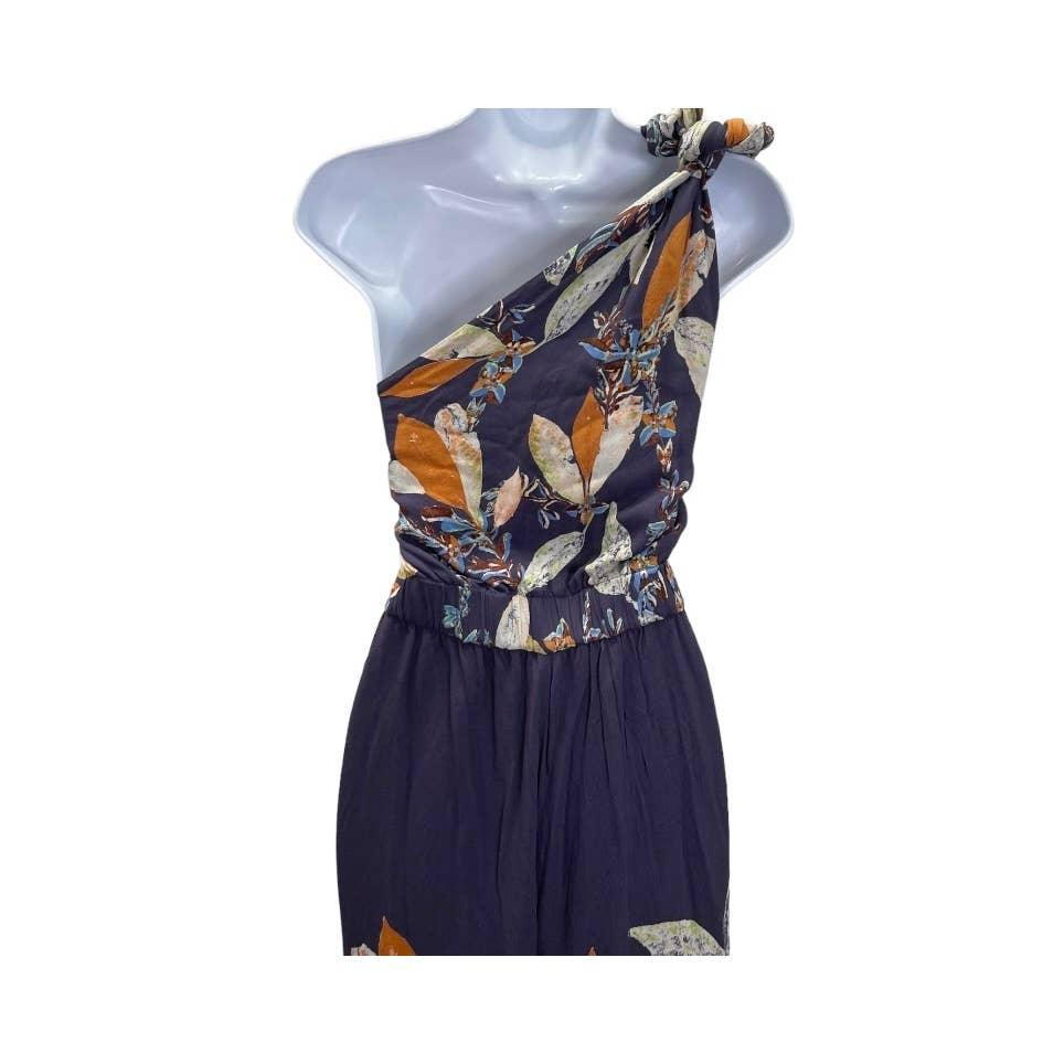 Free People Island Time One Shoulder Floral Jumpsuit Size M New - Premium from Free People - Just $75.00! Shop now at Finds For You