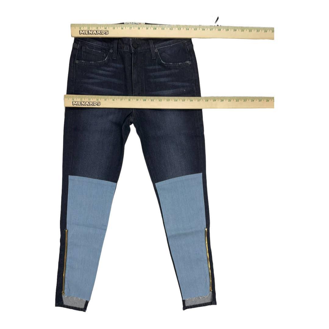 Free People x Sandrine Rose Dark Black Side Zipper Skinny Jeans New Size 26 - Premium from Free People - Just $129.00! Shop now at Finds For You
